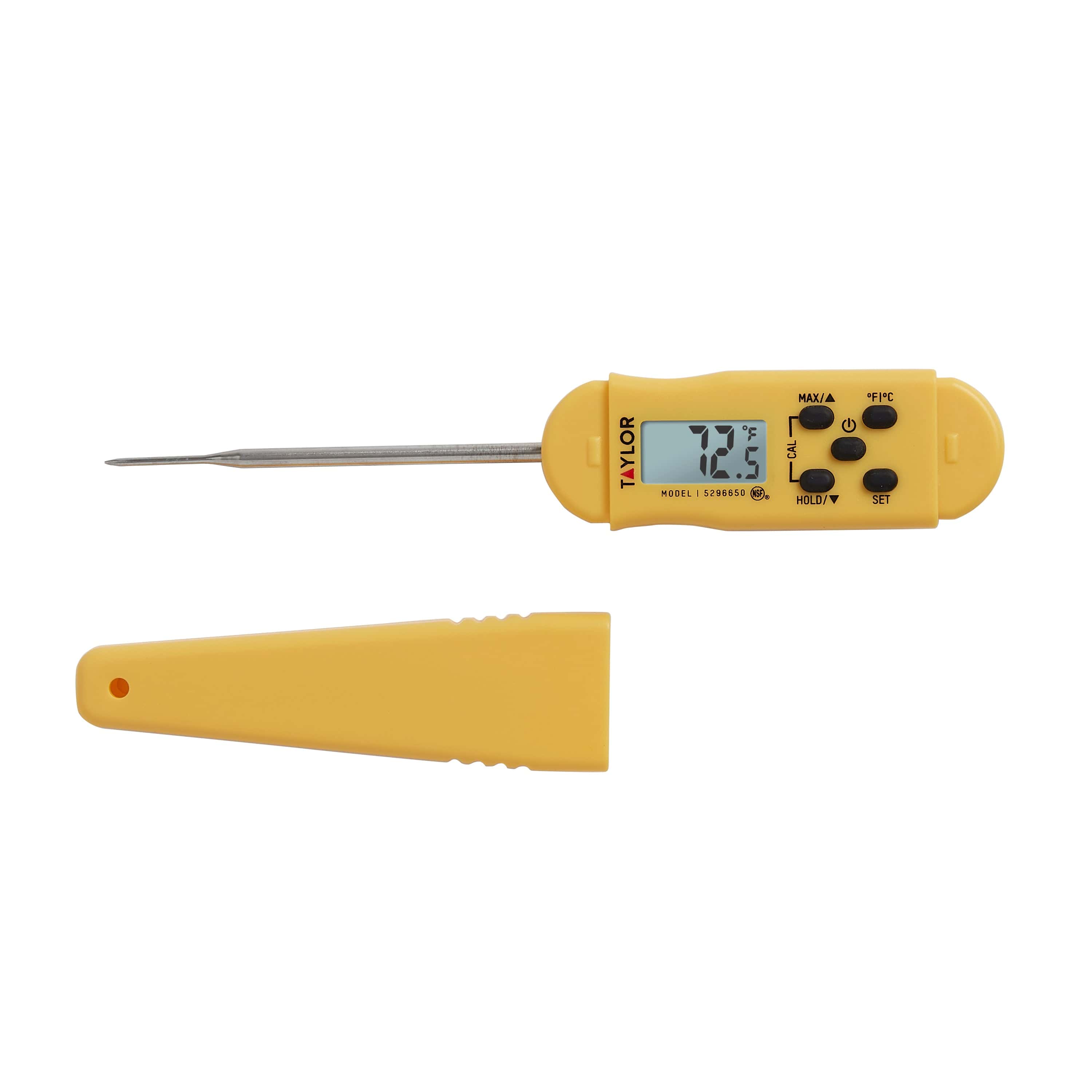 Taylor Yellow Plastic Thermocouple Digital Thermometer with