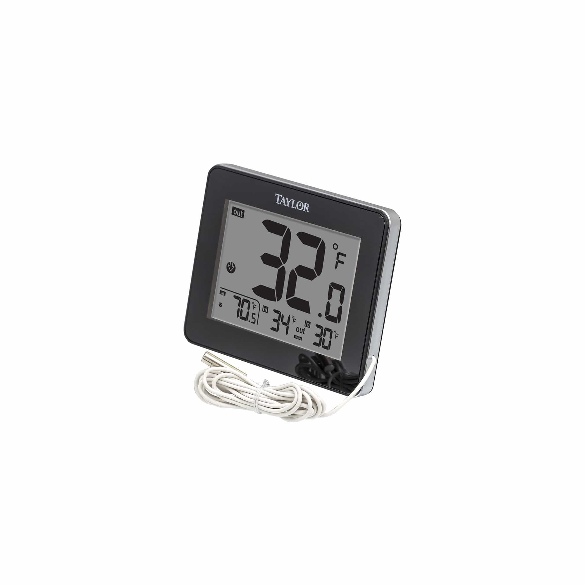 Taylor Wire Probe Digital Thermometer Plastic Black 3.15 in. - Ace