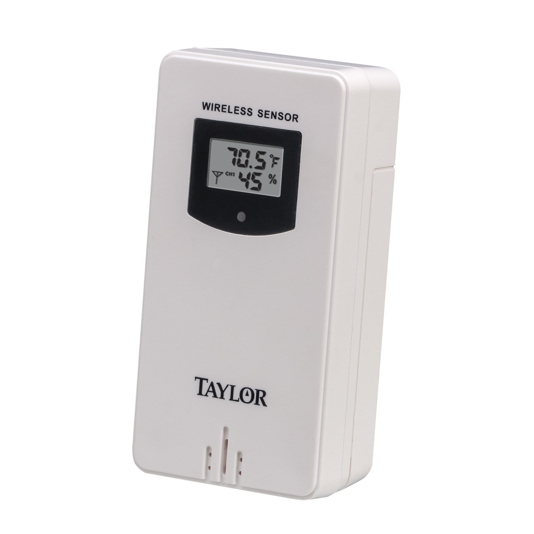 Thermo-Hygrometer; Wireless, LCD, 8-Channel, with Remote Sensor