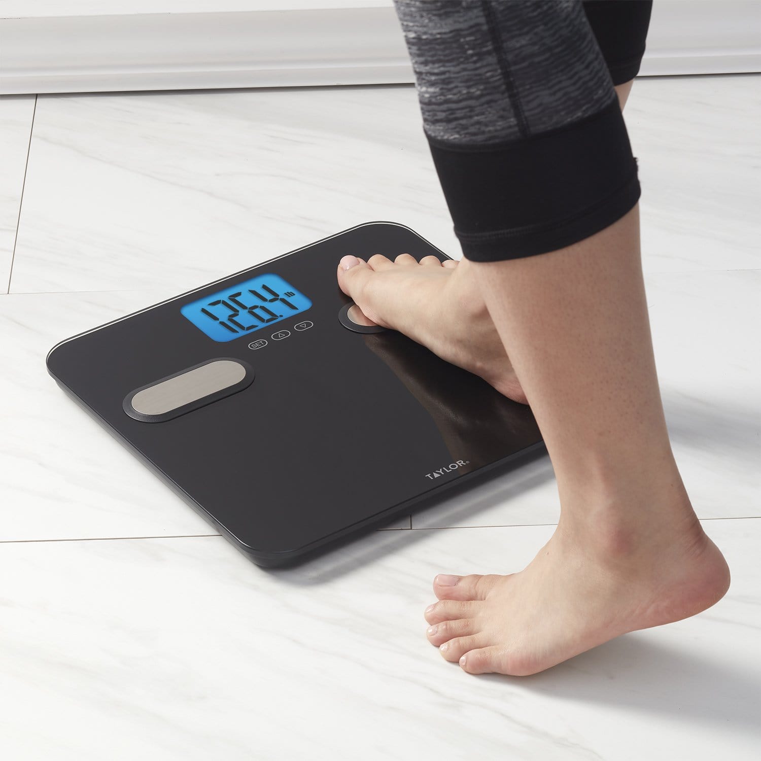 Taylor Glass Body Composition Scale with Weight Tracking