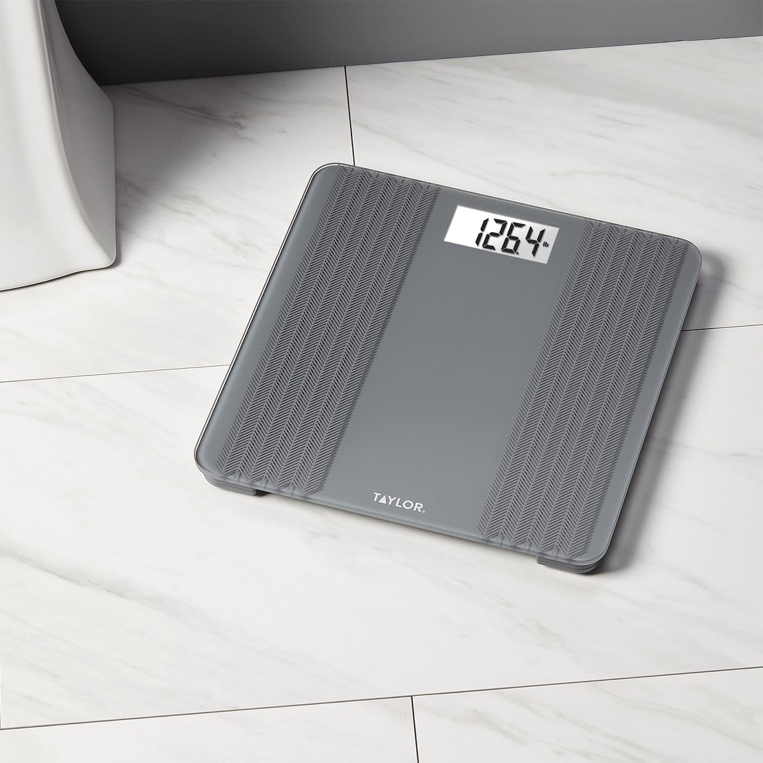 Digital Glass Scale with Textured Herringbone Design – Taylor USA