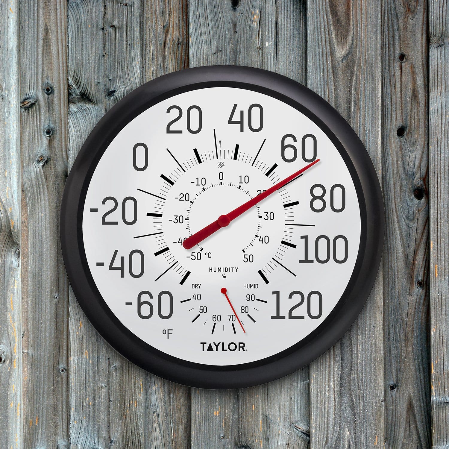 Buy Taylor Precision Digital Indoor & Outdoor Thermometer Black/Silver