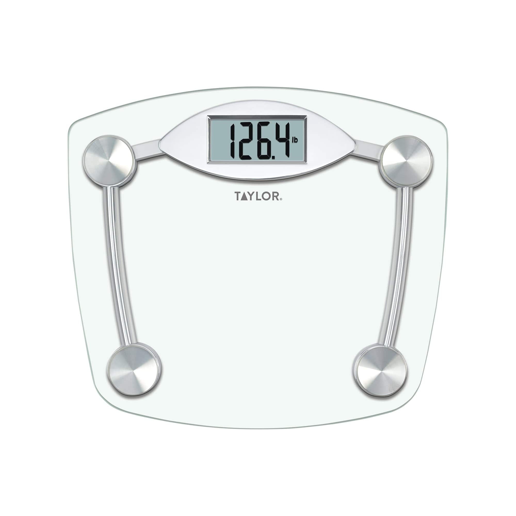 Taylor Compact Digital Scale (White), 11 pound capacity