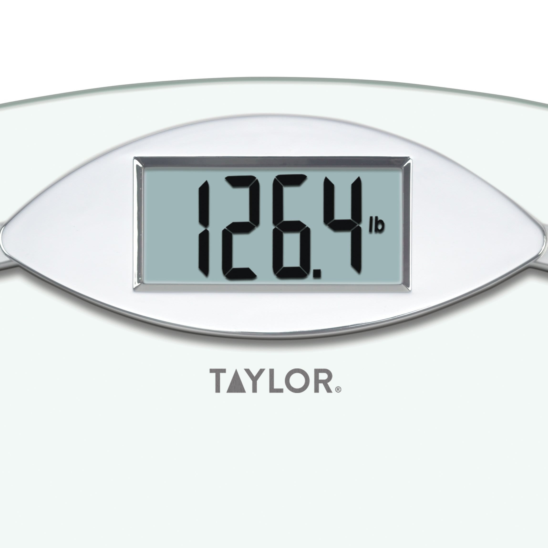Taylor 7524 Digital Bathroom Scale with Glass and Mirror Platform