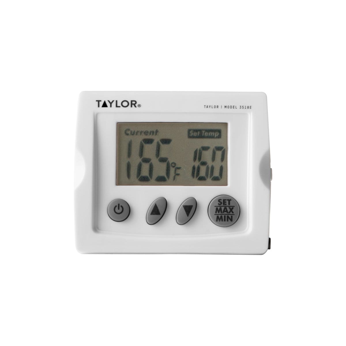Departments - Taylor Wire Probe Digital Thermometer Plastic Black