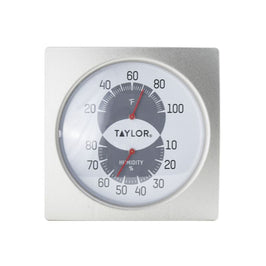 6.5 x 3.375 Wood Indoor Wall Thermometer – Taylor USA