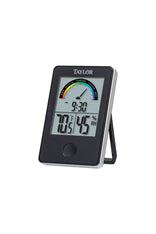 Taylor Wireless Digital Indoor Outdoor Thermometer, Black & Digital Indoor  Comfort Level Thermometer and Hygrometer, Black