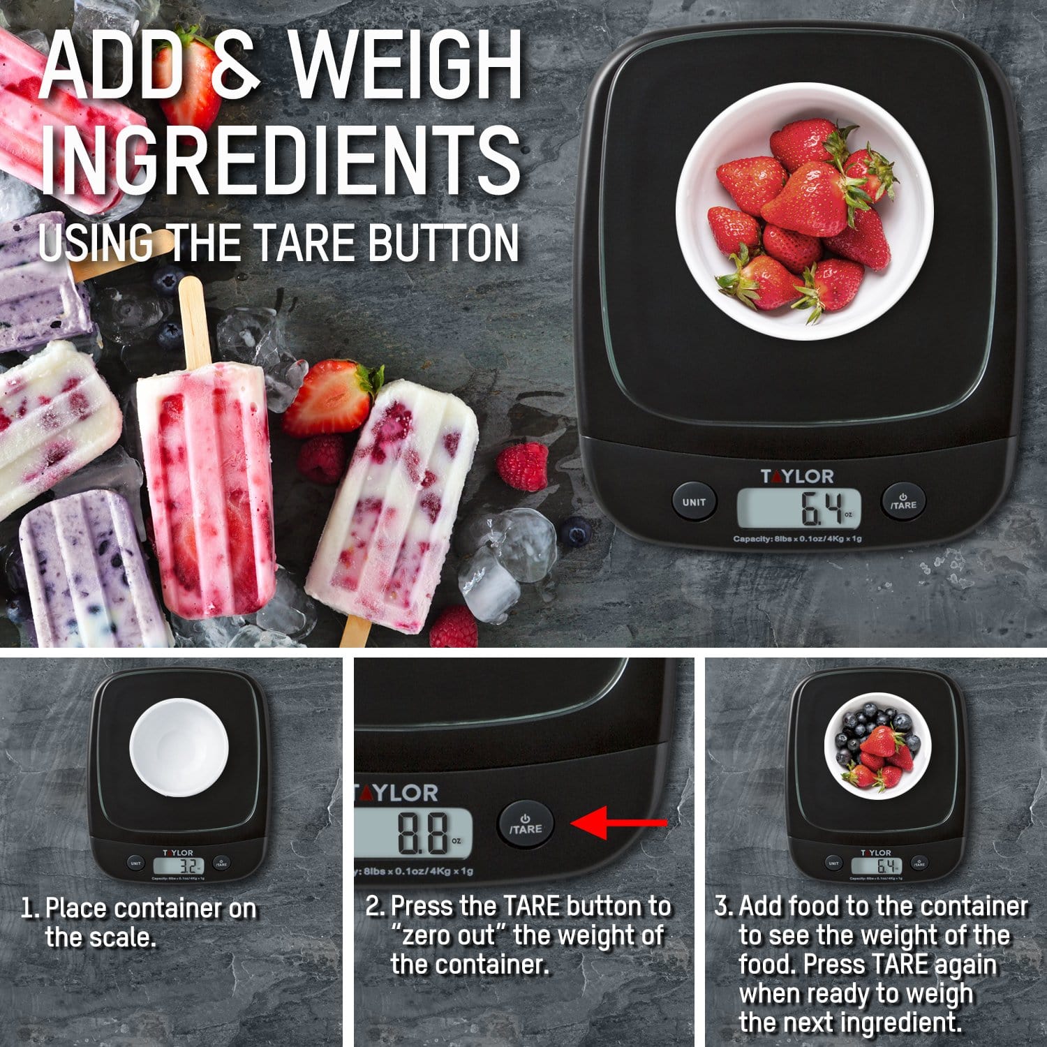 Multi-Purpose Digital Kitchen Scale