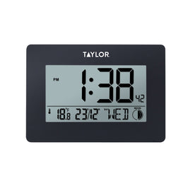 TSV Wireless Weather Station Indoor Outdoor Thermometer, Digital Color HD  Display Weather Station with Temperature, Humidity, Barometer, Alarm Clock