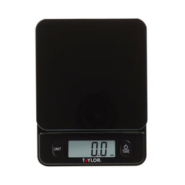 Taylor Pro Digital Kitchen Food Scales with Removable Bowl, Professional  Standard with Tare Feature and Precision Accuracy, Stainless Steel Finish