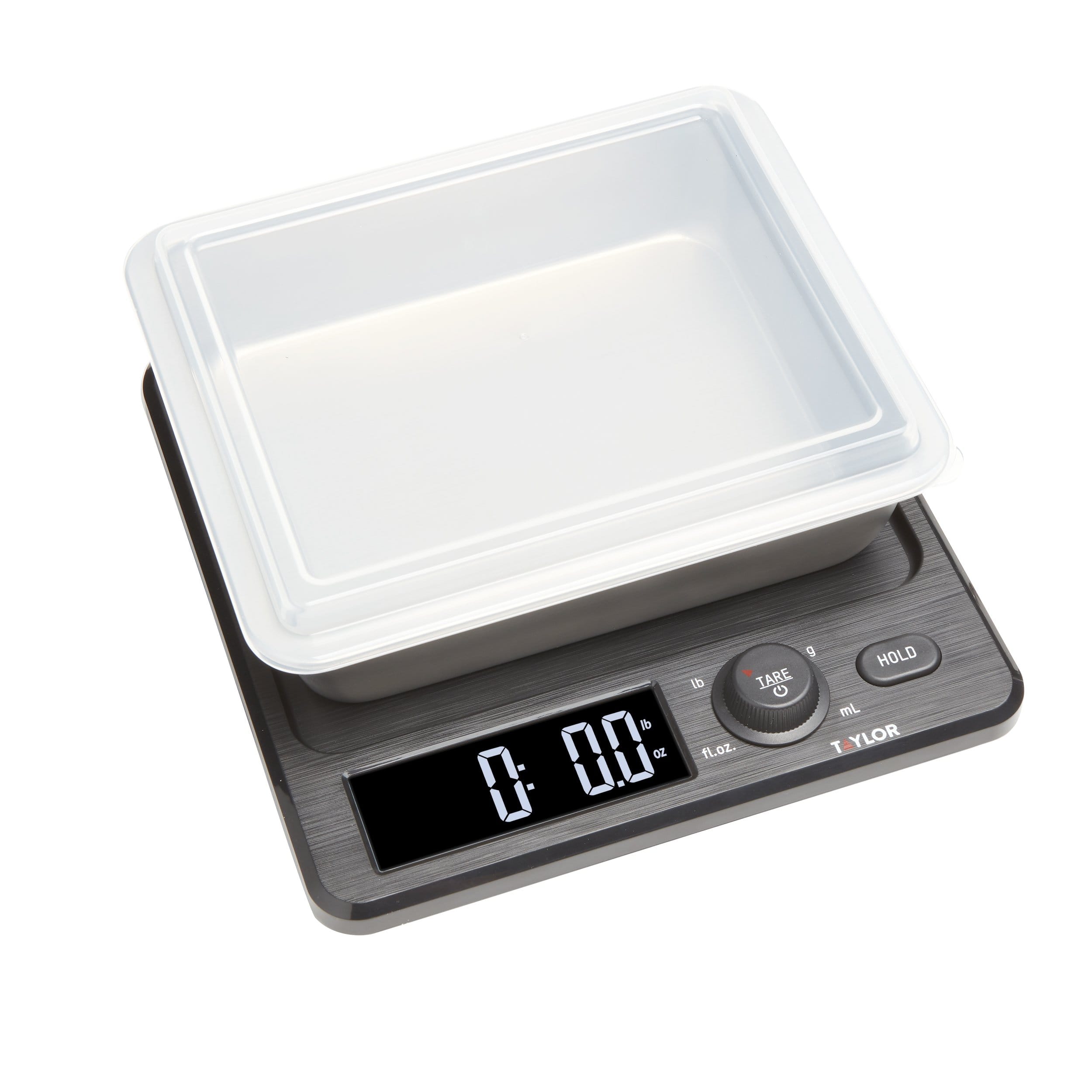 22lb Kitchen Scale with Stainless Steel Storage Container & Lid