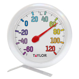 Mini-Thermometer Kunststoffzeiger Runde Grad Innen-Außen-Thermometer T4L7
