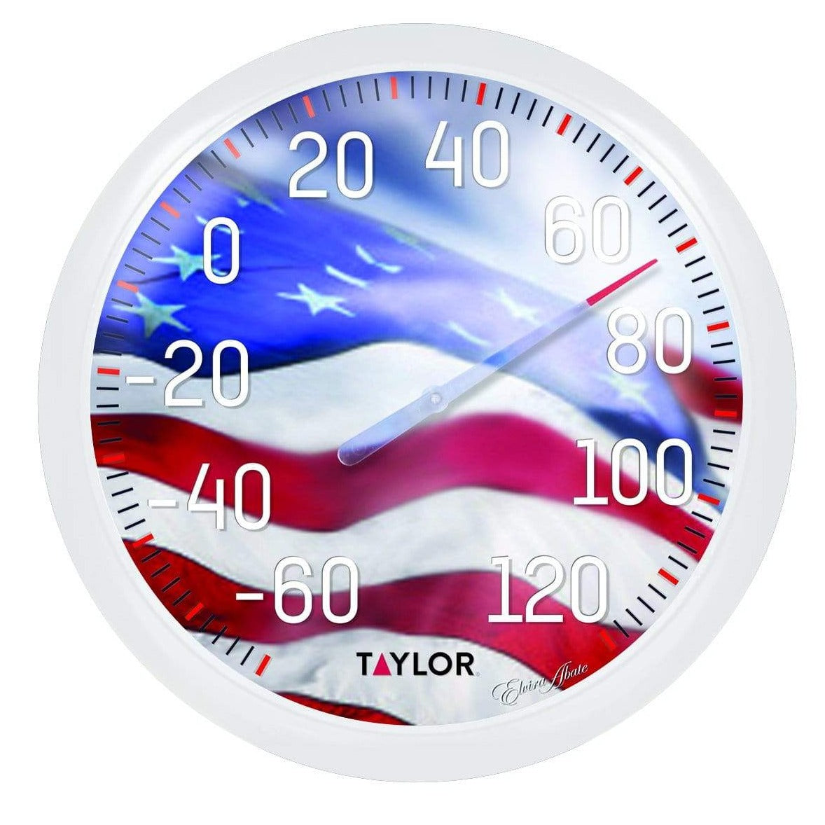 13.25" American Flag Dial Thermometer