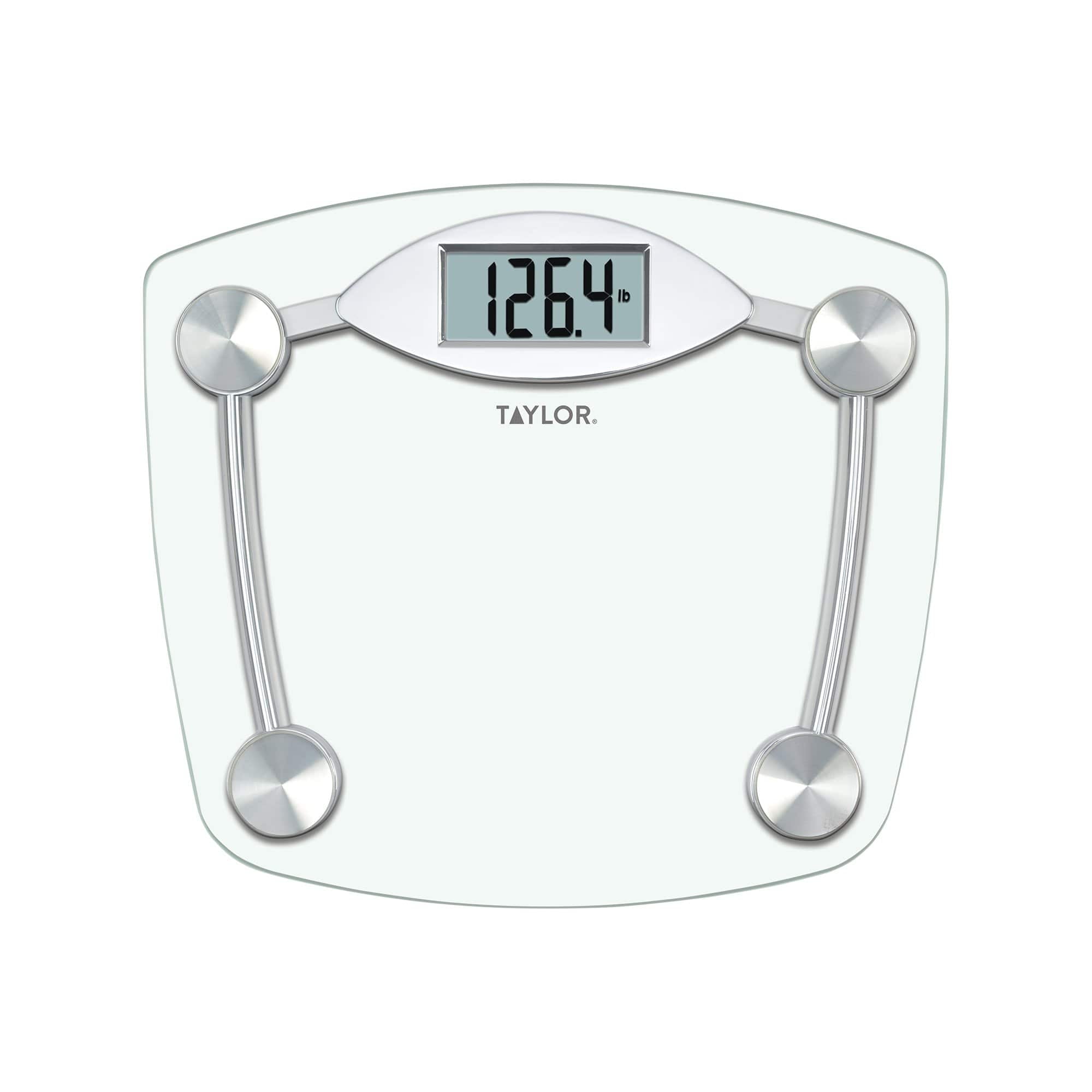 Digital Glass Chrome Bathroom Scale