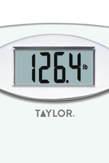 Taylor Precision TAP7506 Chrome Glass Lithium Digital Scale 2 12 H
