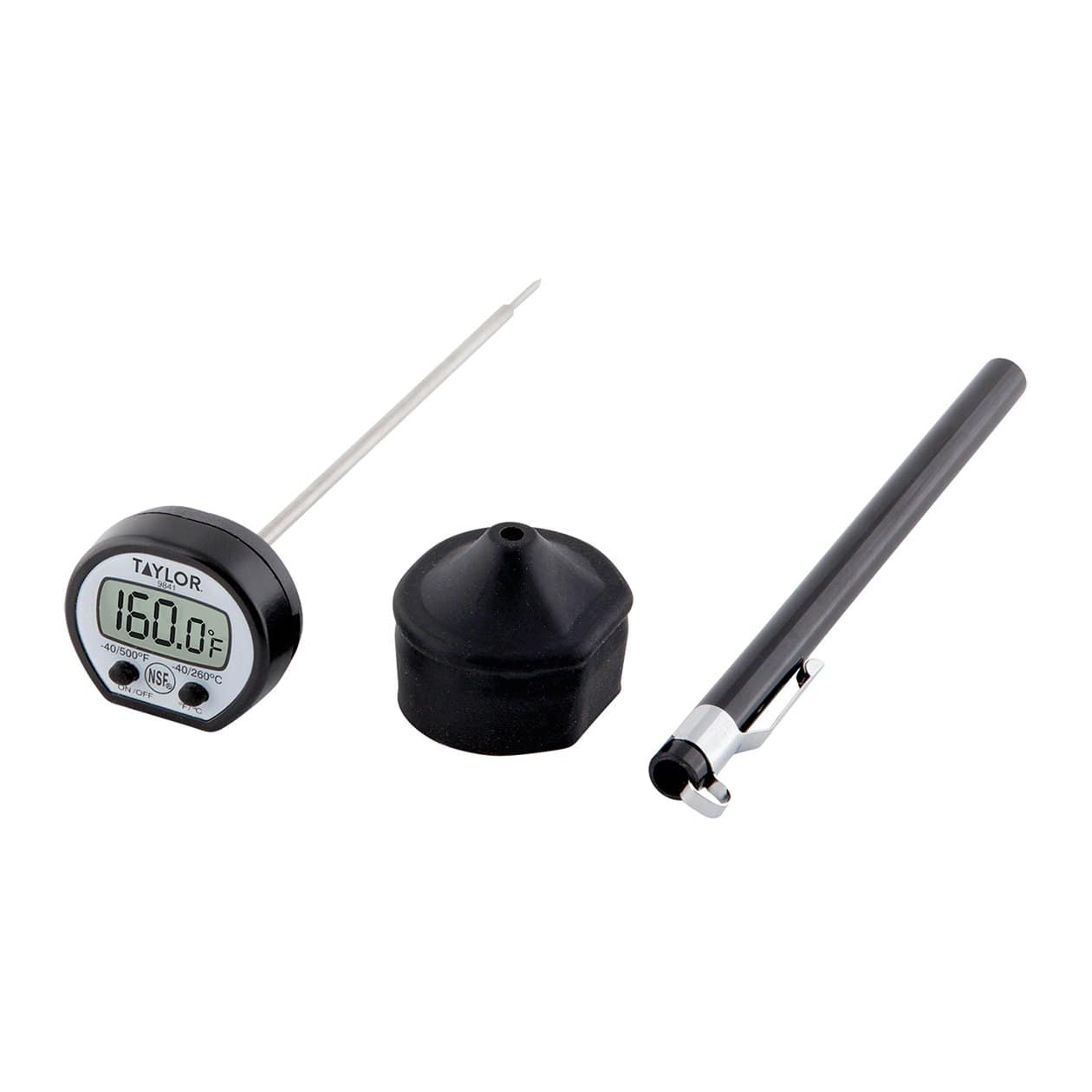 High Temp Digital Thermometer with Rubber Boot