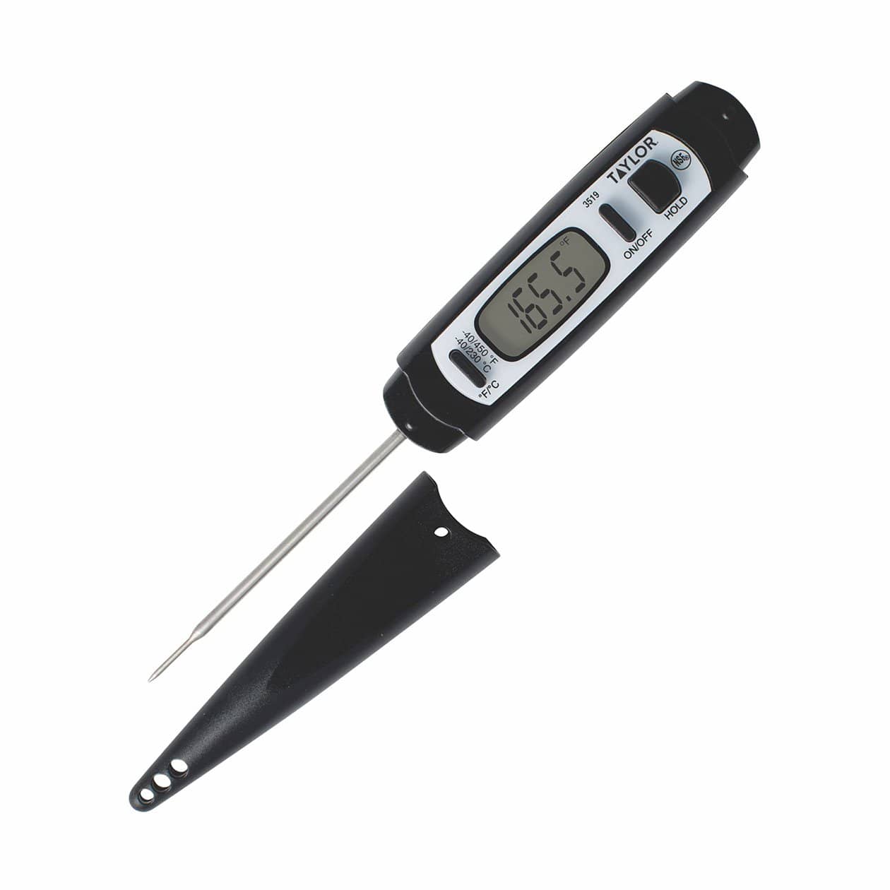 Waterproof Digital Instant Read Thermometer with Step Down Probe