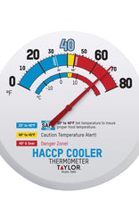 Taylor 5636 6 HACCP Cooler / Freezer Wall Thermometer