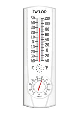 Taylor 7.5 In. Easy-To-Read Indoor & Outdoor Thermometer