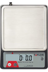 Taylor 5 lb Mechanical Dial Portion Control Scale with Removable Platform -  7 1/2L x 7 1/2W x 8 3/4H