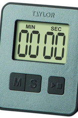 Taylor Precision 99-Minute Mini Digital Timer, 2-3/4H x 2W x 1/3D, White