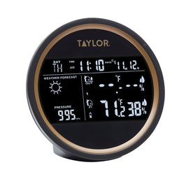 Taylor 1732 Indoor Digital Comfort Level Station with Hydrometer Humidity  Indicator For Indoor Black - Office Depot